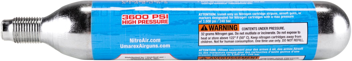 Umarex USA NitroAir Prefilled Nitrogen Cartridges 2-Pack - view number 5