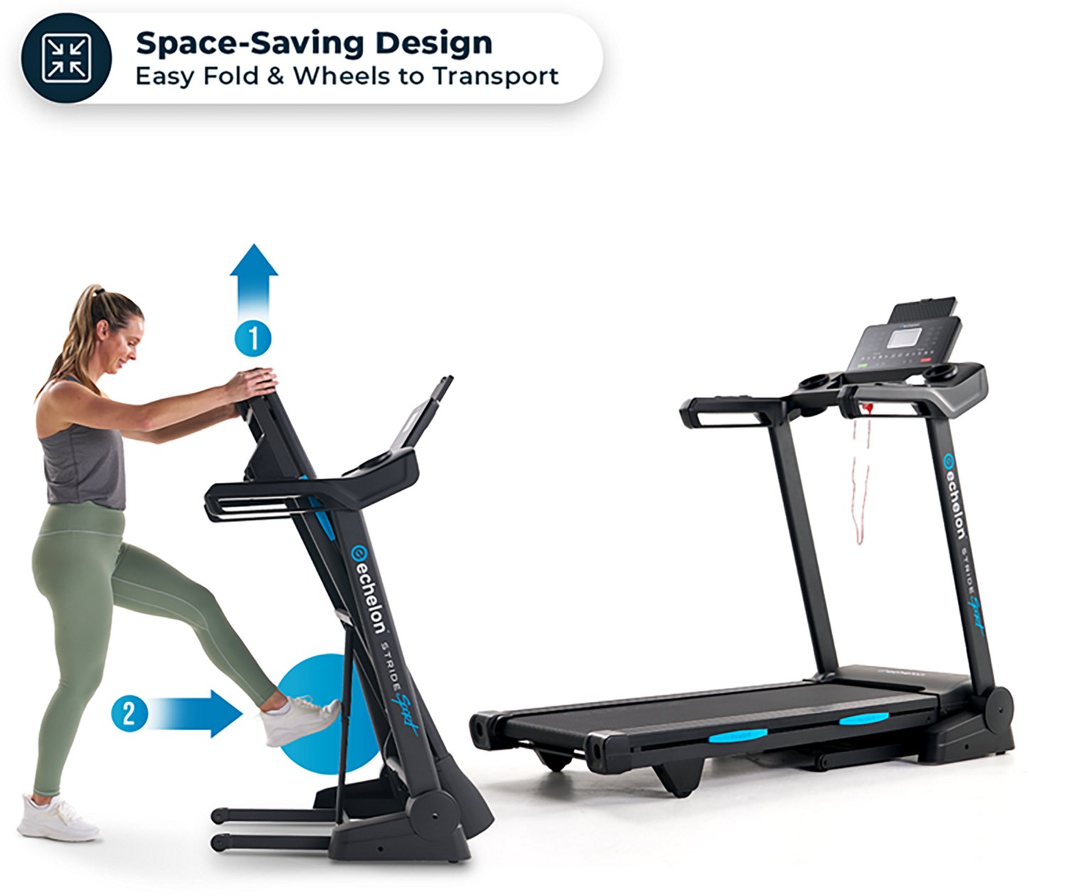 Echelon Stride 30 Sport Treadmill                                                                                                - view number 8