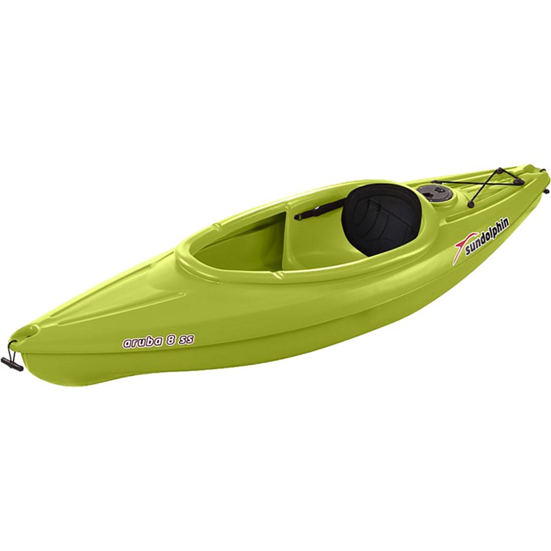 Sun Dolphin Aruba 8 ft Sit In Kayak Bright Green - Canoes/Kayaks/Sm Boats at Academy Sports