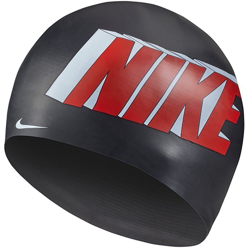 Nike Multi Graphic Swim Cap Black - Swim And Diving Accessories at Academy Sports