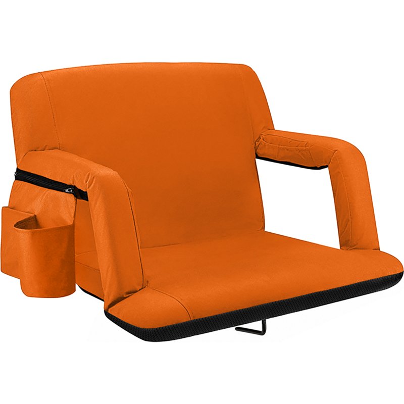 Alpcour Extra-Wide Reclining Stadium Seat Orange - Football Equipment at Academy Sports