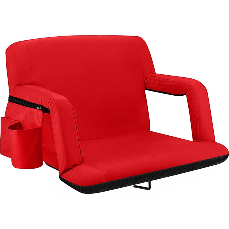 Alpcour Extra-Wide Reclining Stadium Seat Red - Football Equipment at Academy Sports