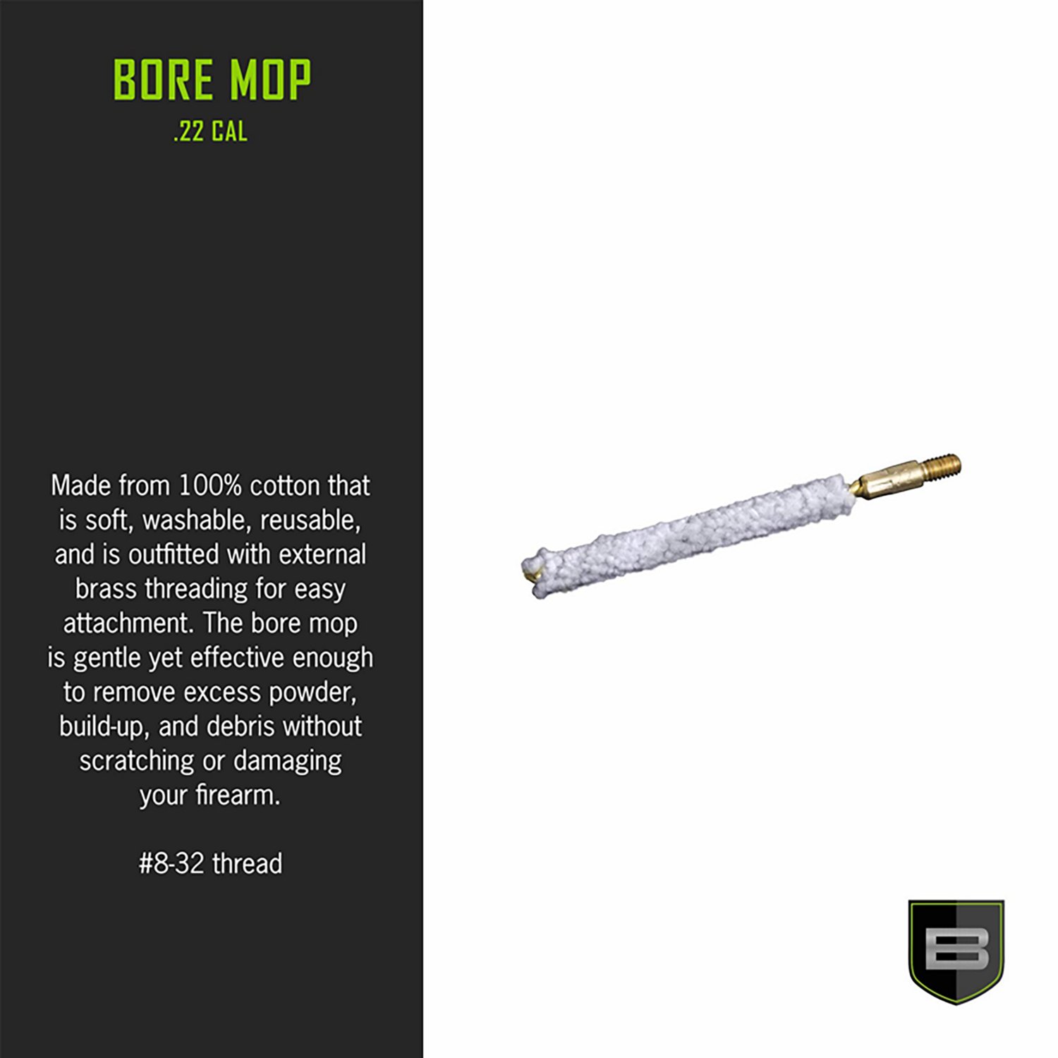 Breakthrough Clean Technologies .22, .223 Caliber and 5.56mm Bore Mop Cleaning Swabs                                             - view number 3