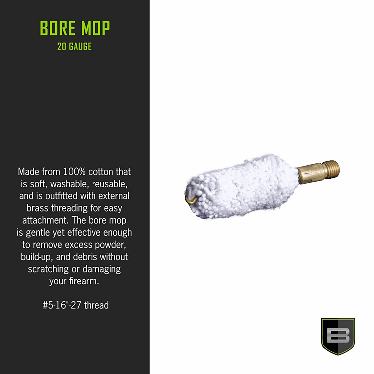 Breakthrough Clean Technologies 20-Gauge Bore Mop Cleaning Swabs                                                                 - view number 3