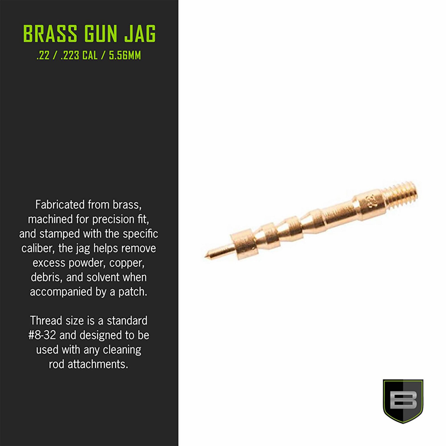 Breakthrough Clean Technologies .22, .223 and 5.56mm Brass Jag                                                                   - view number 3