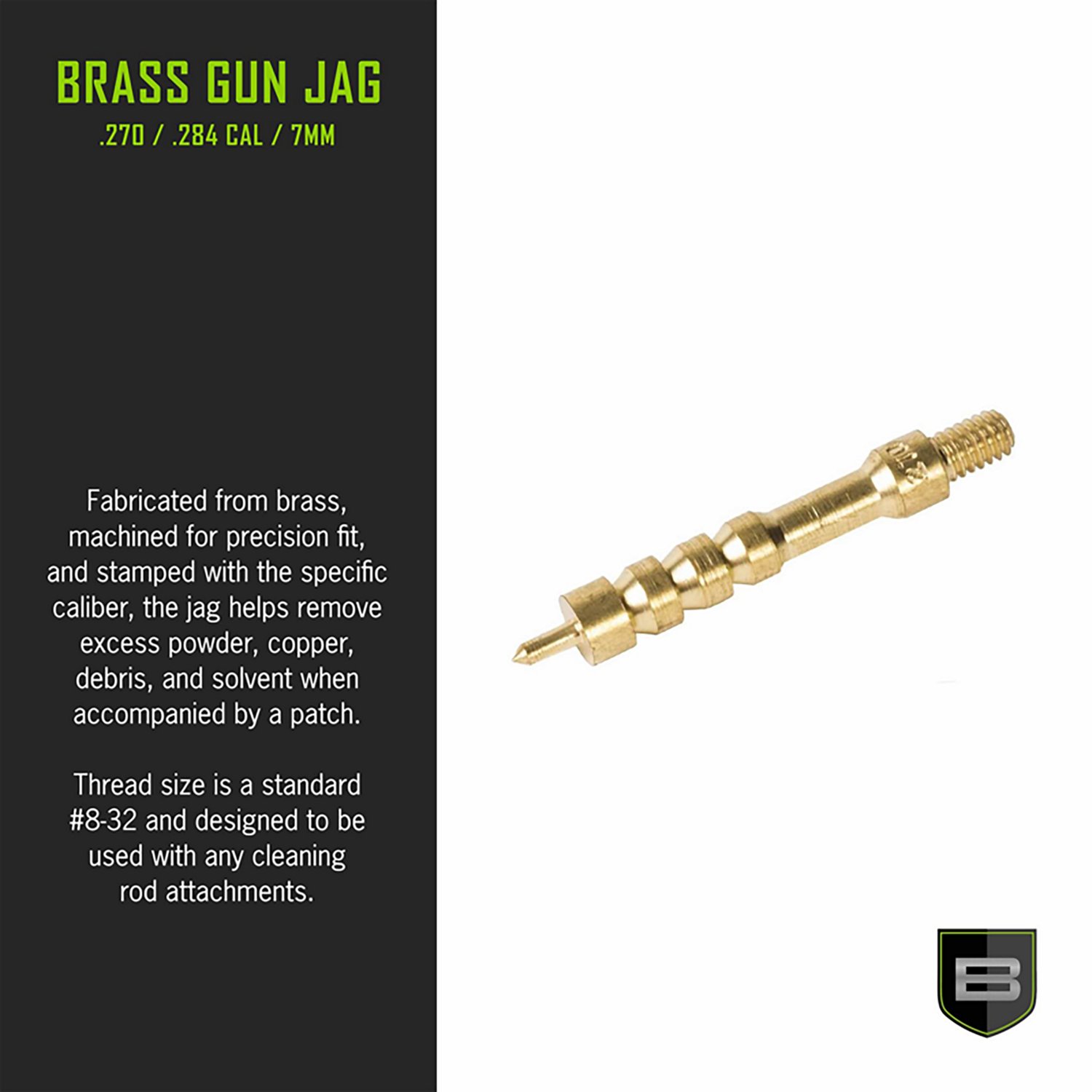 Breakthrough Clean Technologies .270, .284 Caliber and 7mm Brass Jag                                                             - view number 3