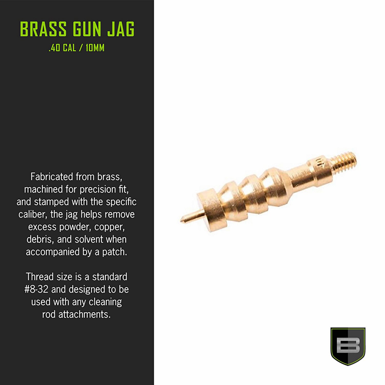 Breakthrough Clean Technologies .40 Caliber and 10mm Brass Jag                                                                   - view number 3