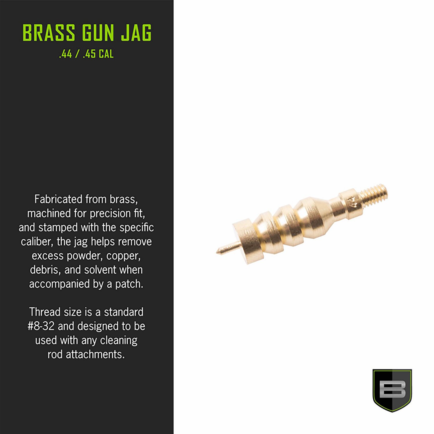 Breakthrough Clean Technologies .44 and .45 Caliber Brass Jag                                                                    - view number 3