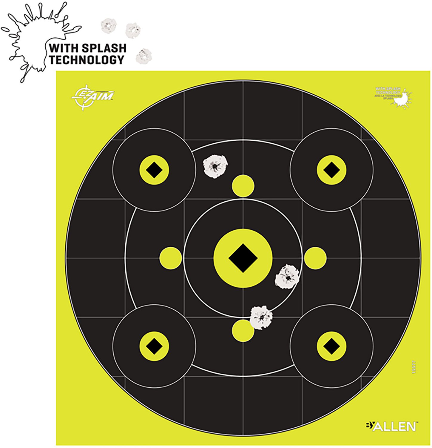 Allen Company EZ Aim Splash 12 in Square Reactive Paper Shooting Targets 12-Pack - view number 4