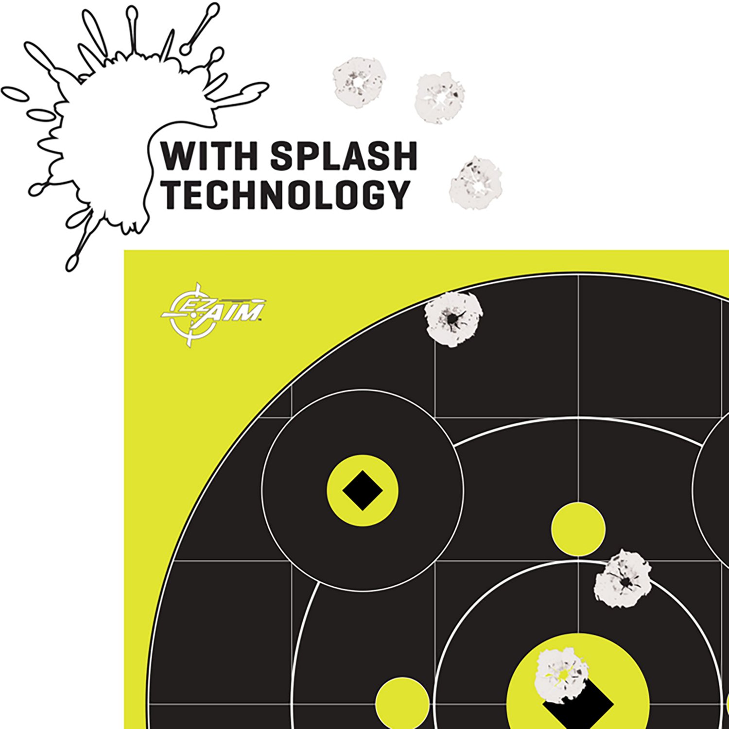 Allen Company EZ Aim Splash 12 in Square Reactive Paper Shooting Targets 12-Pack - view number 5