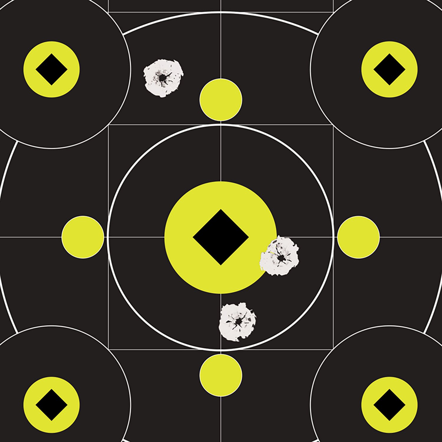 Allen Company EZ Aim Splash 12 in Square Reactive Paper Shooting Targets 12-Pack - view number 6