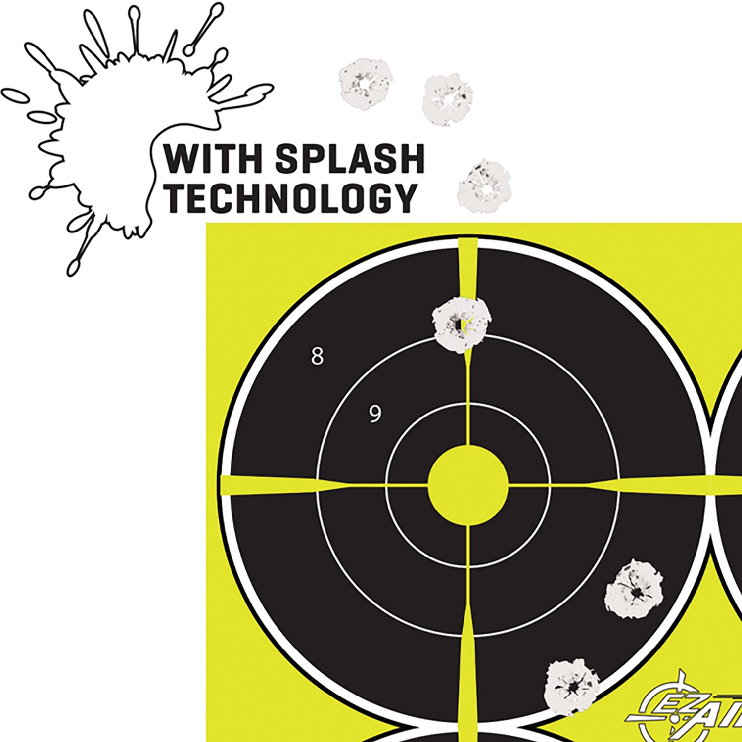 Allen Company EZ Aim Splash 12.5 inches W x 18.25 inches H Reactive Paper Shooting Targets 8-Pack - view number 5