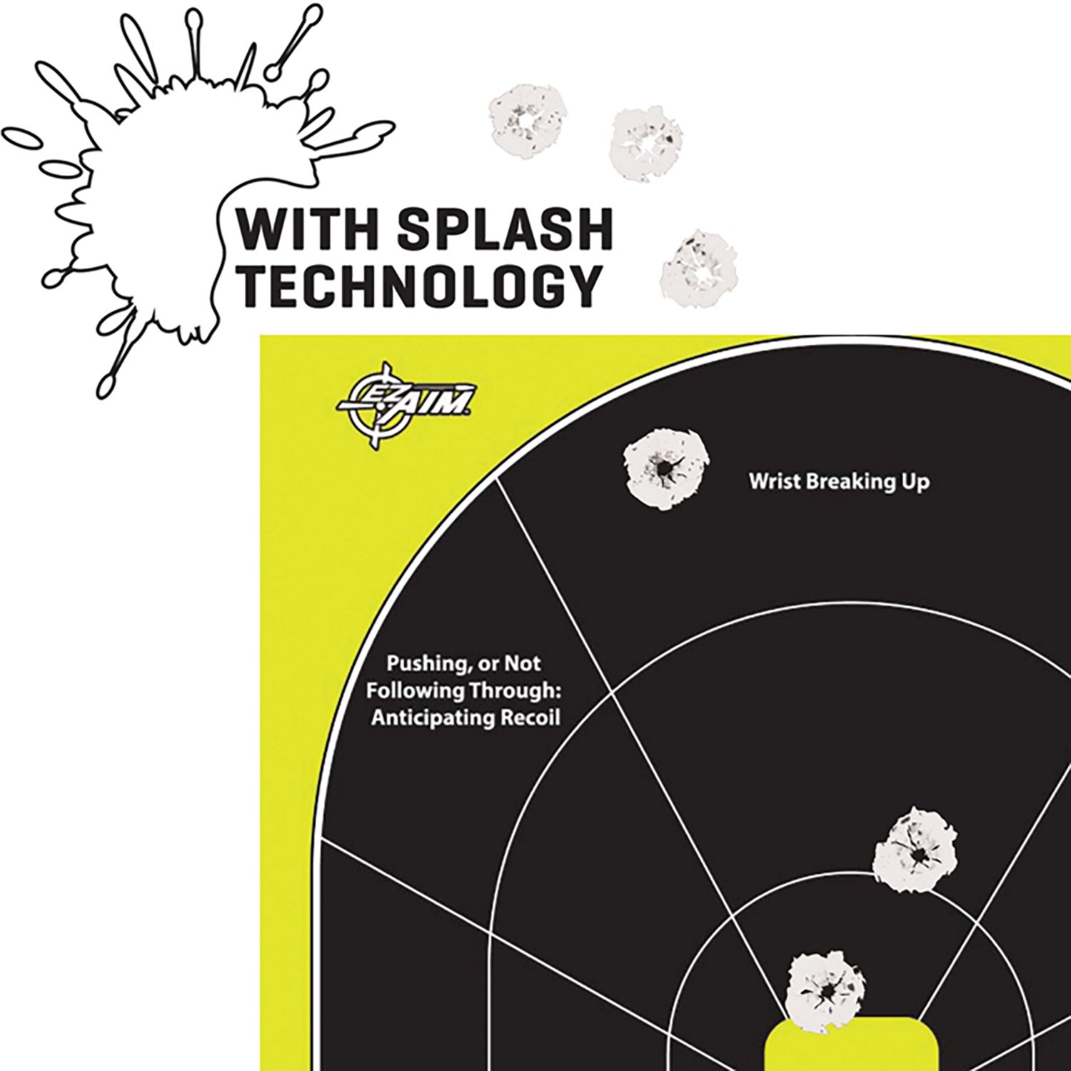 Allen Company EZ Aim Splash 12 in W x 18 in H Reactive Shooting Targets 8-Pack - view number 4