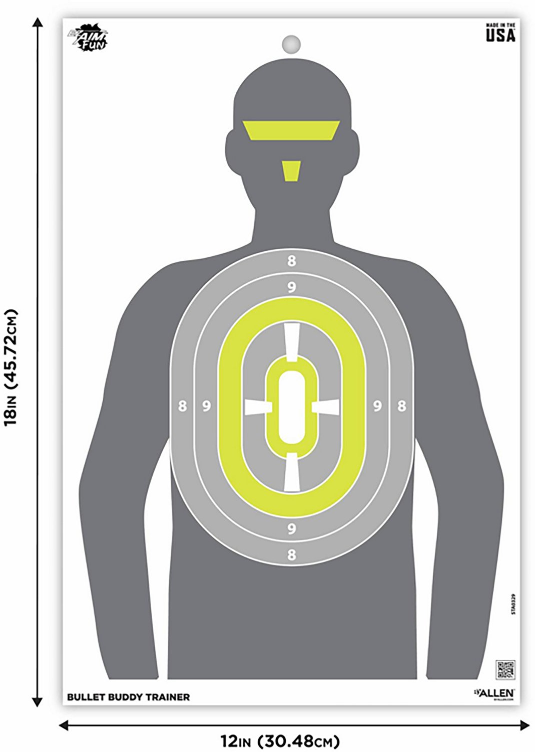 Allen Company EZ Aim Fun Imposing Figures Paper Shooting Target Assortment 8-Pack                                                - view number 5
