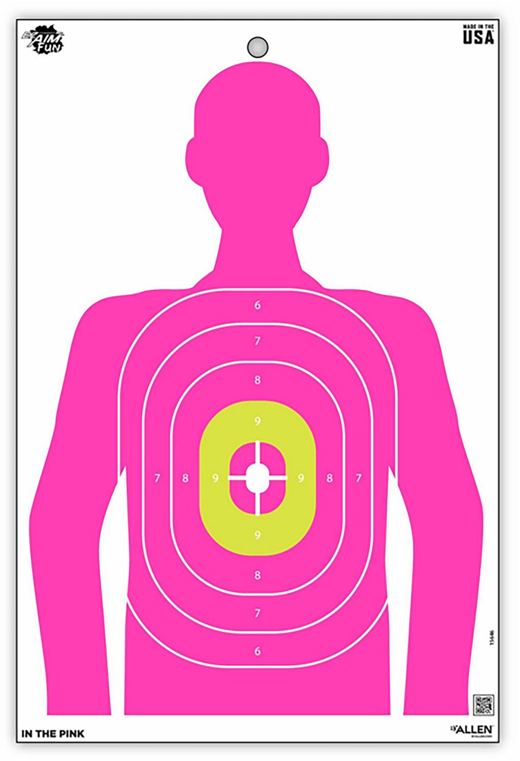 Allen Company EZ Aim Fun In The Pink Silhouette Paper Shooting Targets 8-Pack                                                    - view number 7