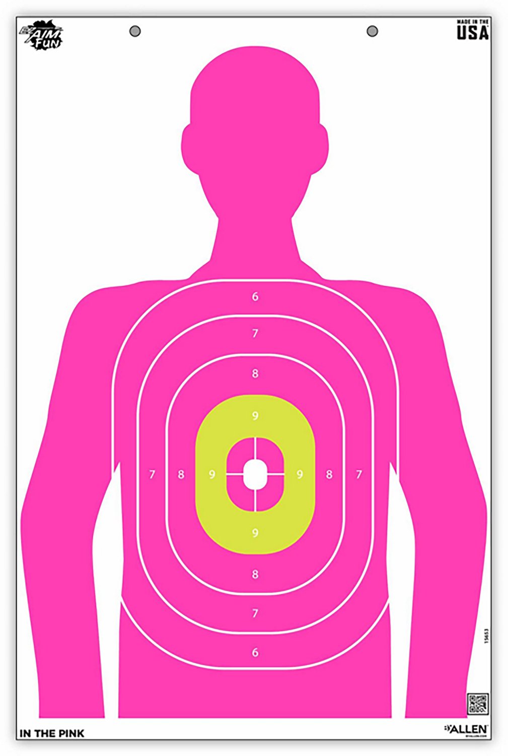 Allen Company EZ Aim Fun In The Pink Silhouette Paper Shooting Targets 3-Pack                                                    - view number 7