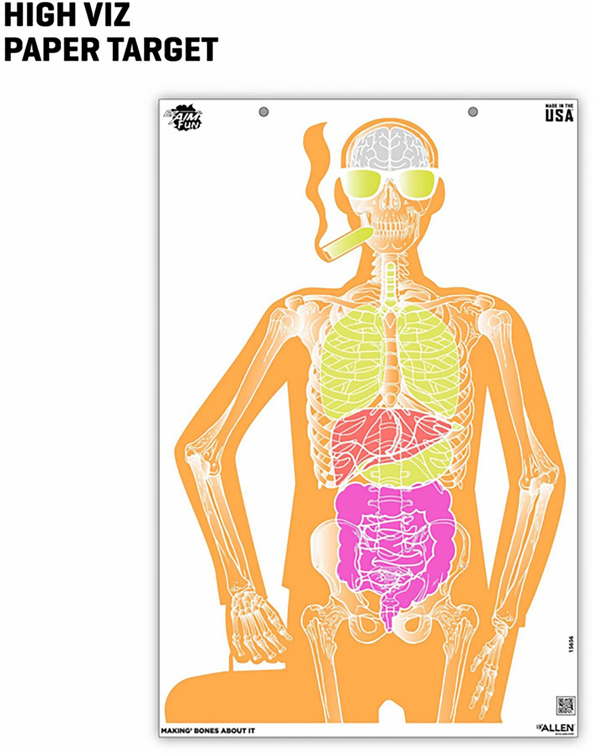 Allen Company EZ Aim Fun Makin' Bones About It Silhouette Paper Shooting Targets 3-Pack                                          - view number 4