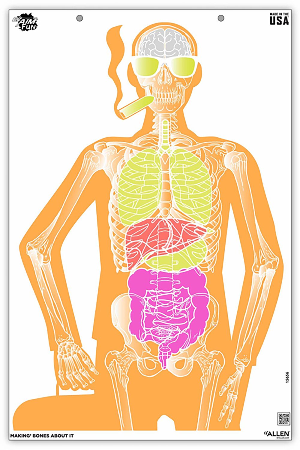 Allen Company EZ Aim Fun Makin' Bones About It Silhouette Paper Shooting Targets 3-Pack                                          - view number 7