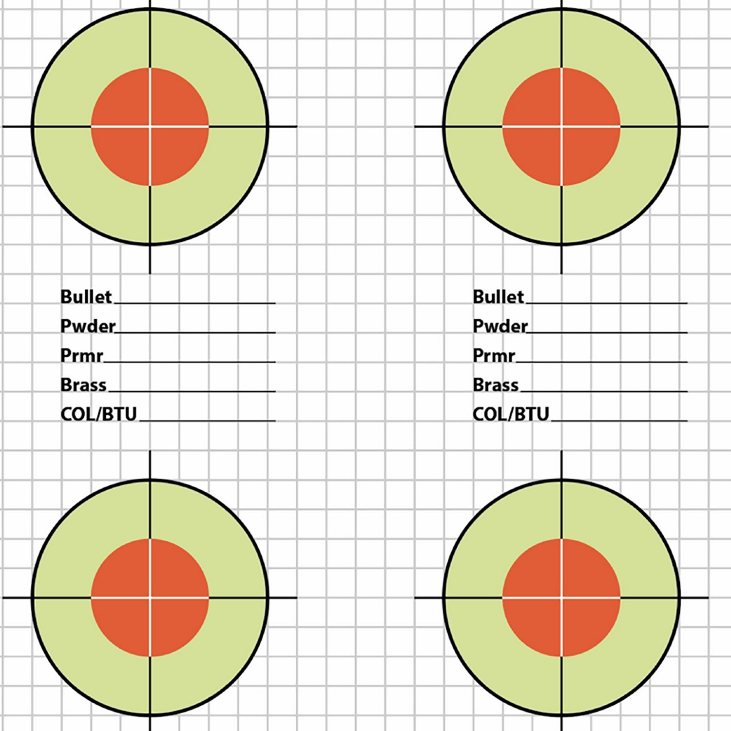 Allen Company EZ Load 13.5 in Square Load Development Paper Shooting Targets 25-Pack                                             - view number 6