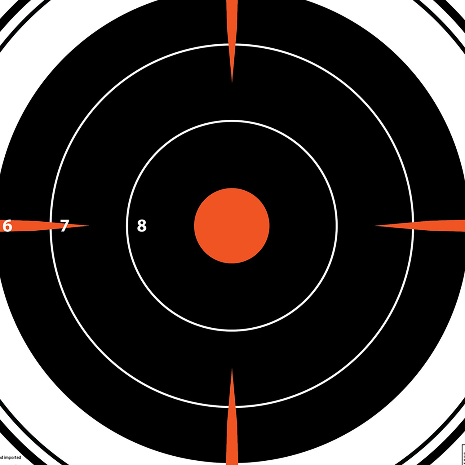 Allen Company EZ Aim 8 in Paper Bullseye Targets 26-Pack - view number 2