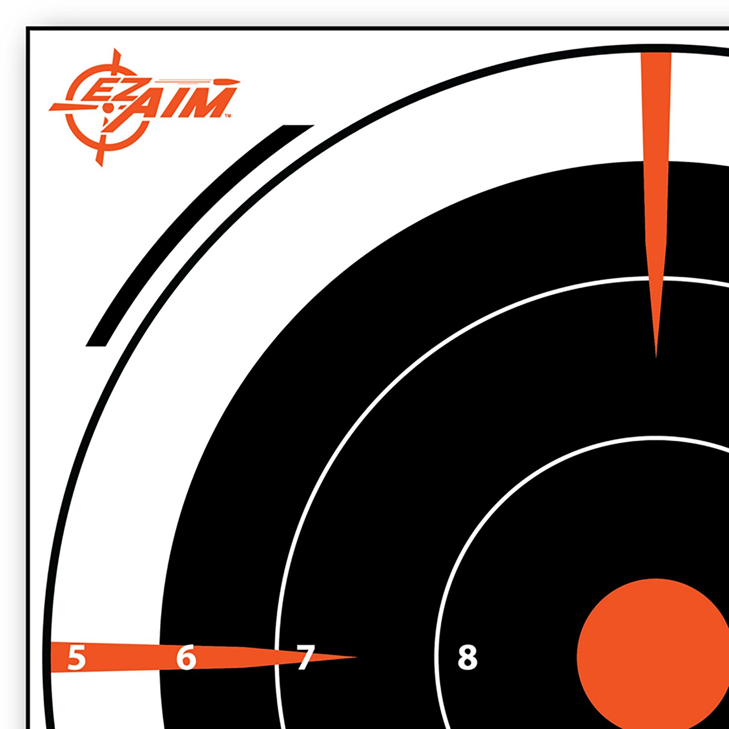 Allen Company EZ Aim 8 in Paper Bullseye Targets 26-Pack - view number 3