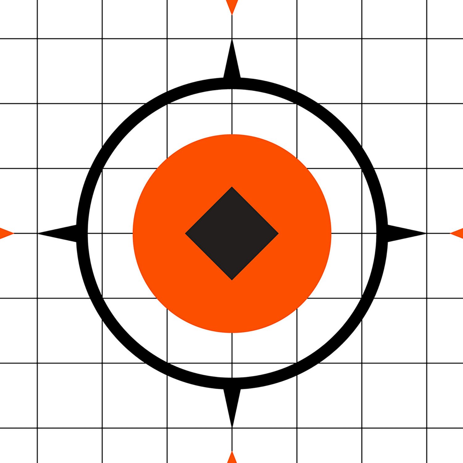Allen Company EZ Aim Sight-in Grid Rigid Paper Shooting Targets 10-Pack                                                          - view number 5