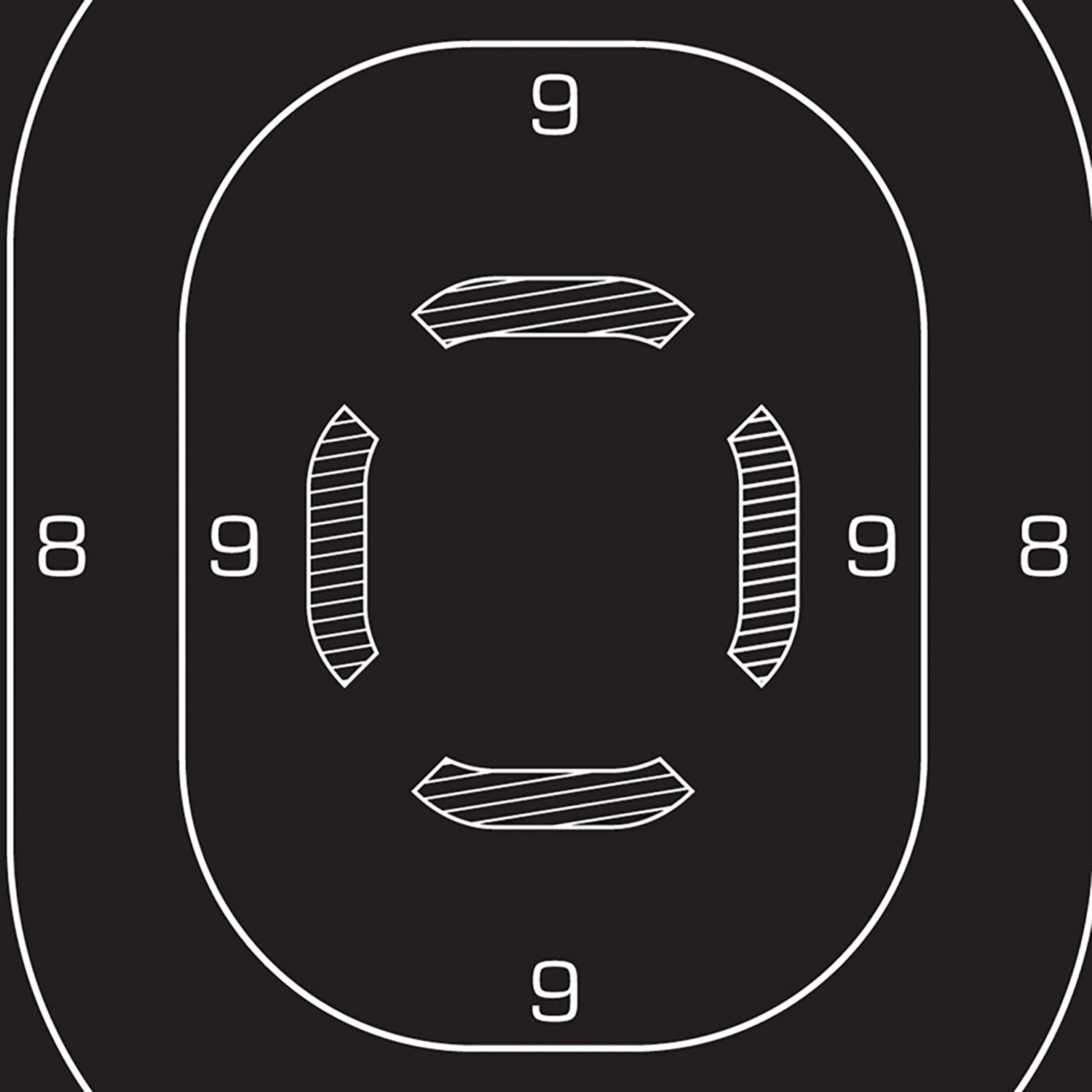 Allen Company EZ Aim 12 in W x 18 in H Silhouette Paper Shooting Targets 25-Pack - view number 5