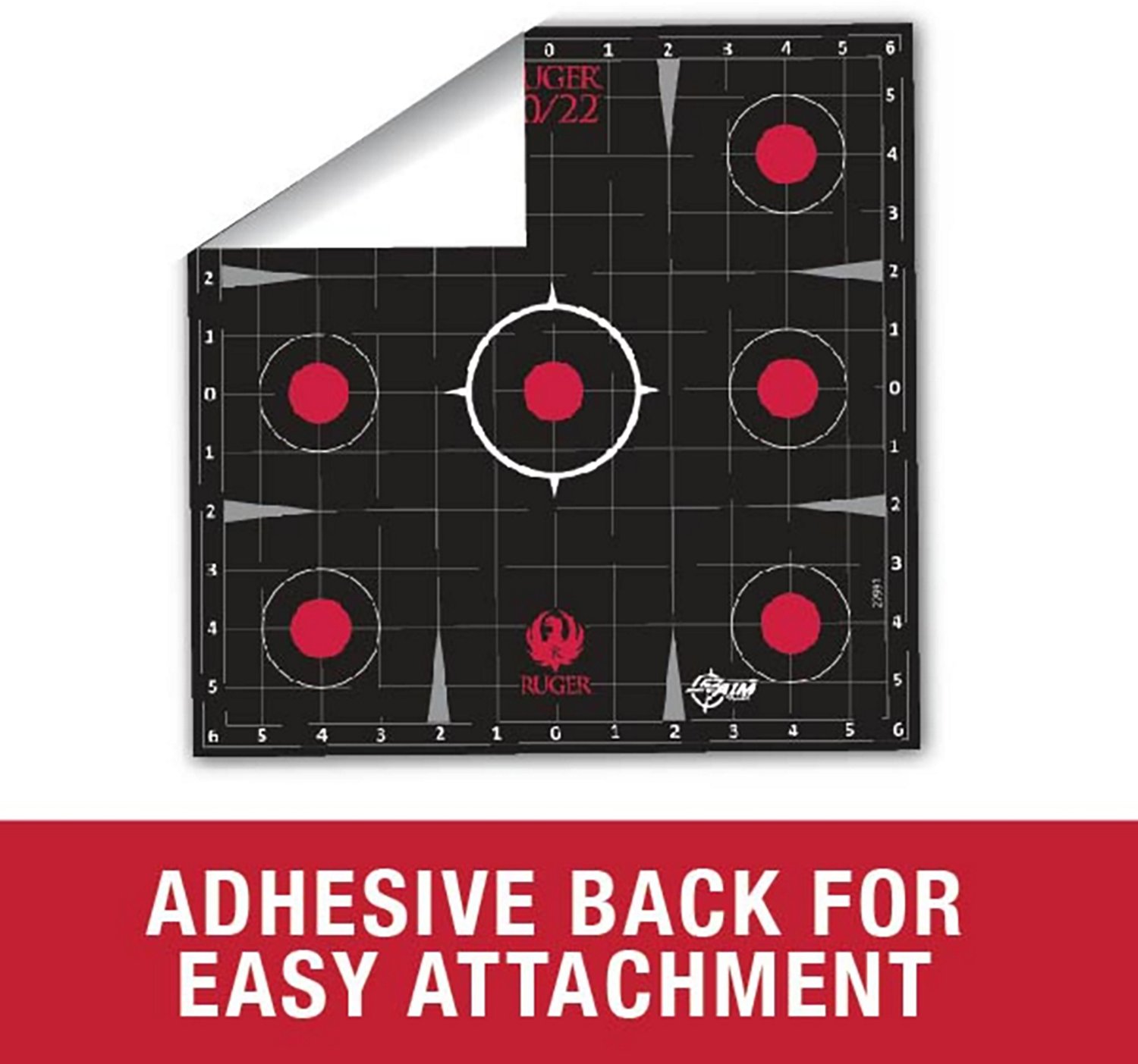Allen Company Ruger 10/22 Splash Reactive Adhesive Paper Targets 5-Pack