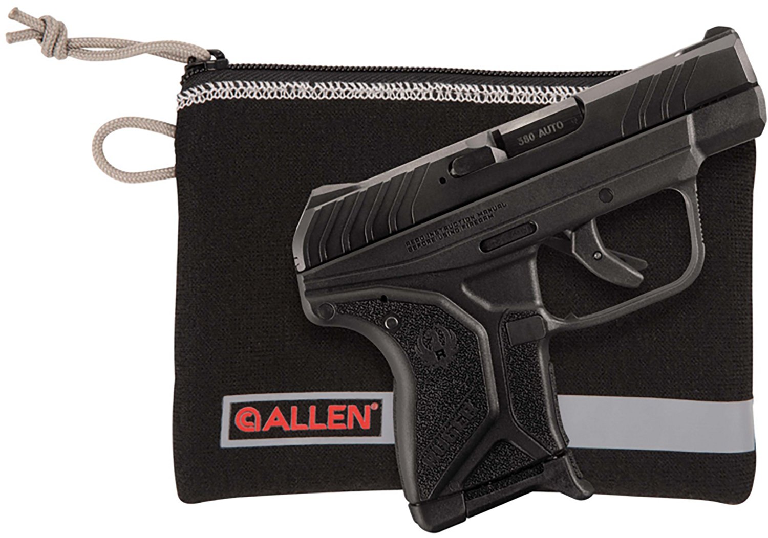 Allen Company Lockable 5 in to 7 in Handgun Storage Pouch with Writeable ID Label - view number 6