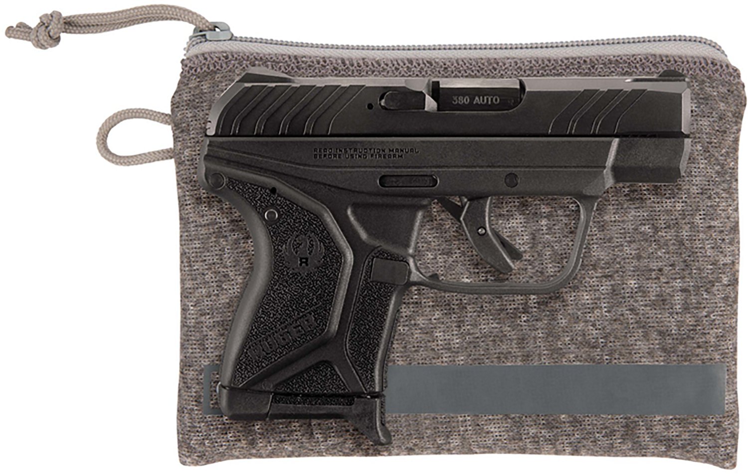 Allen Company Lockable 5 in to 7 in Handgun Storage Pouch with Writeable ID Label - view number 5