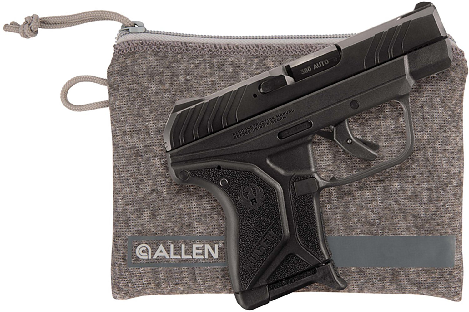 Allen Company Lockable 5 in to 7 in Handgun Storage Pouch with Writeable ID Label - view number 6