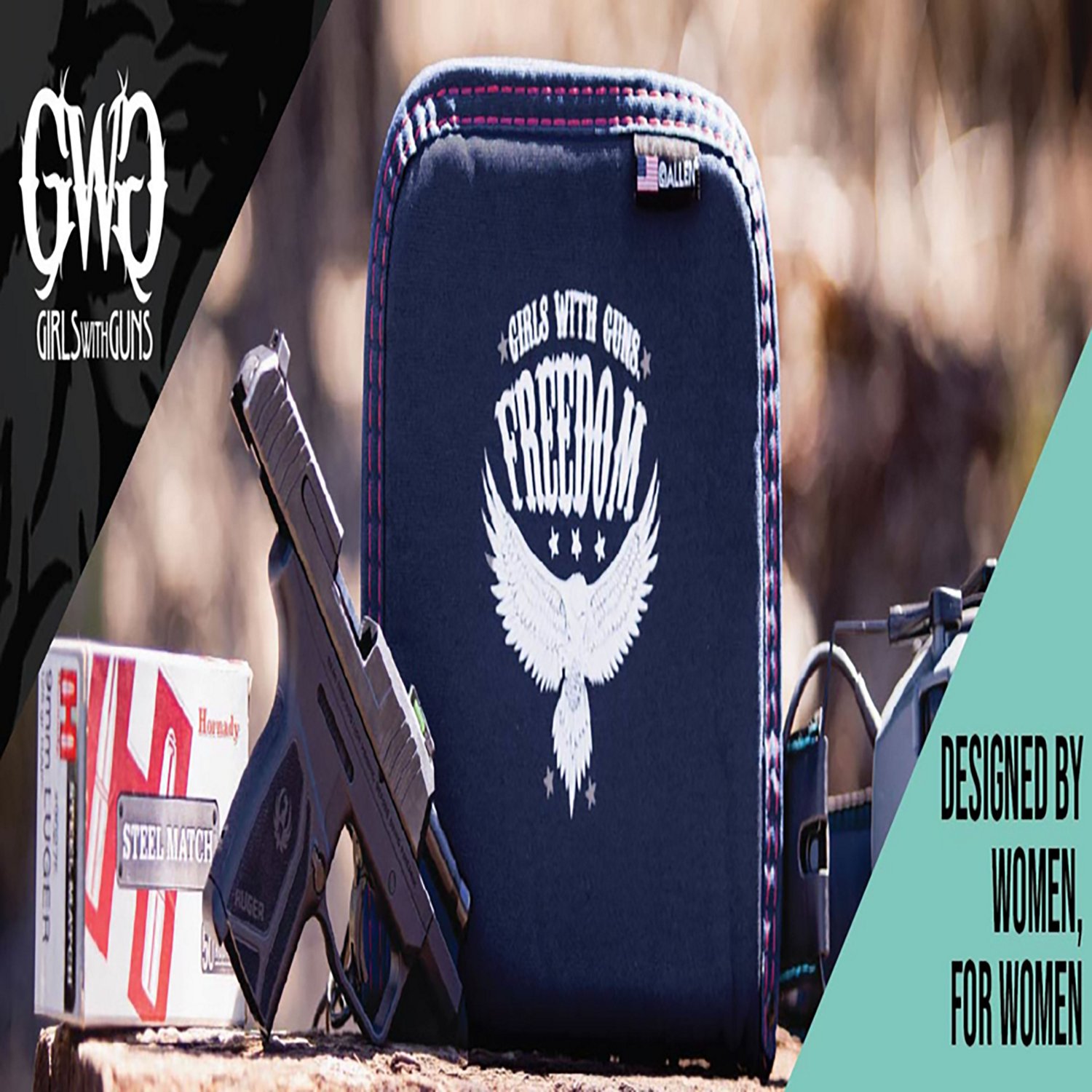 Girls With Guns 10 in Lockable Freedom Handgun Case - view number 8