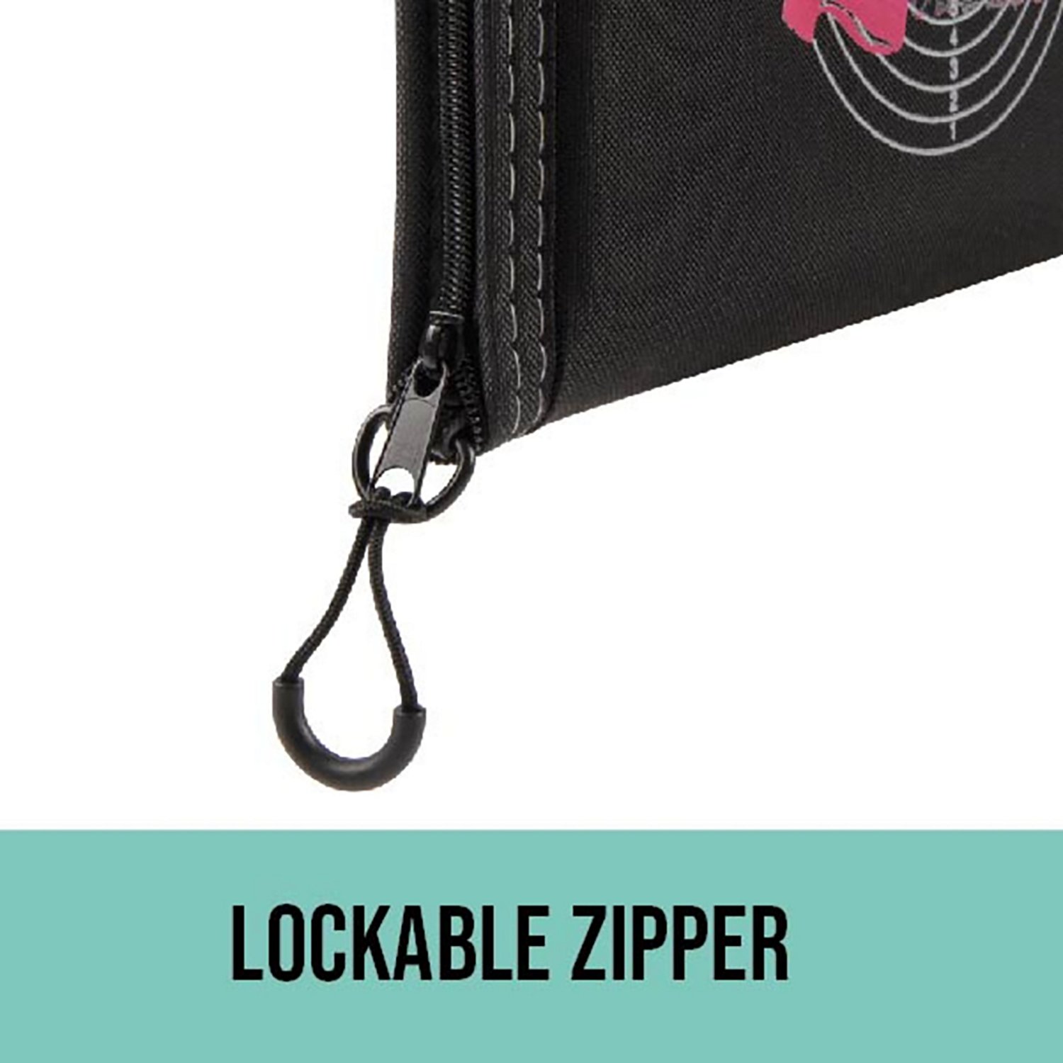 Girls With Guns 10 in Lockable LOVE Handgun Case - view number 7