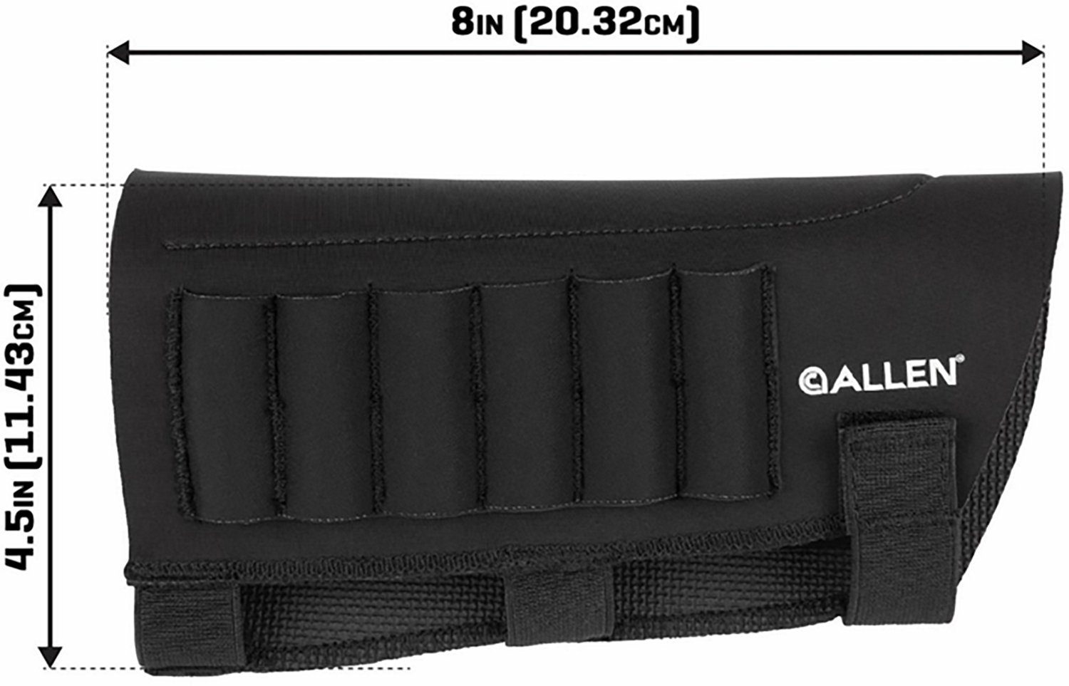 Allen Company Mesa Neoprene Buttstock Shell Holder                                                                               - view number 2
