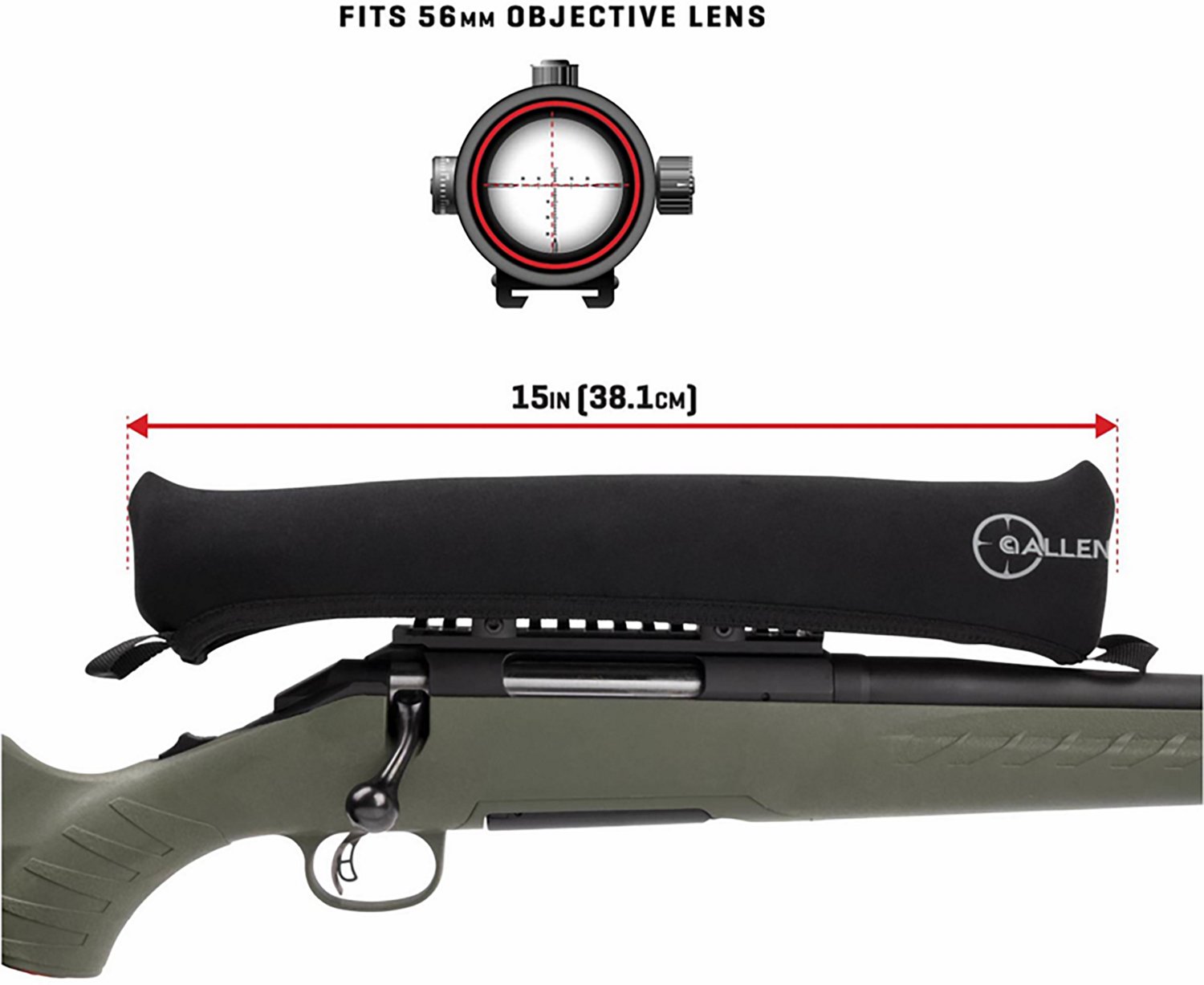 Allen Company Peak Neoprene Scope Cover - view number 2
