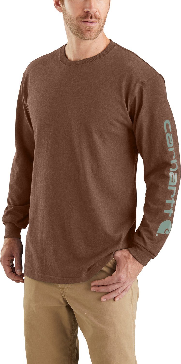 Carhartt Men's Fire-Resistant Force Logo Sleeve Graphic Sweatshirt                                                               - view number 1