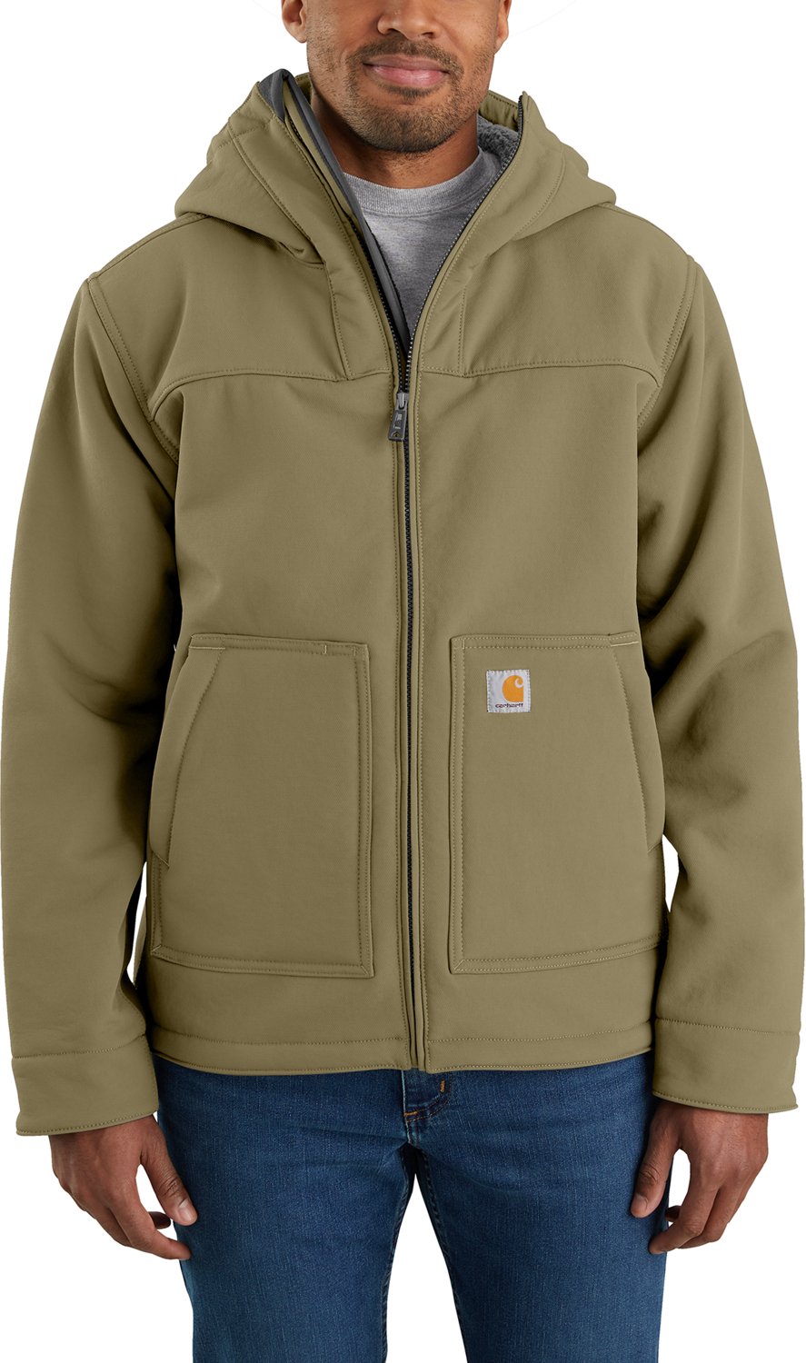 Carhartt Men's Relaxed Fit Sherpa-Lined Active Jac Work Jacket
