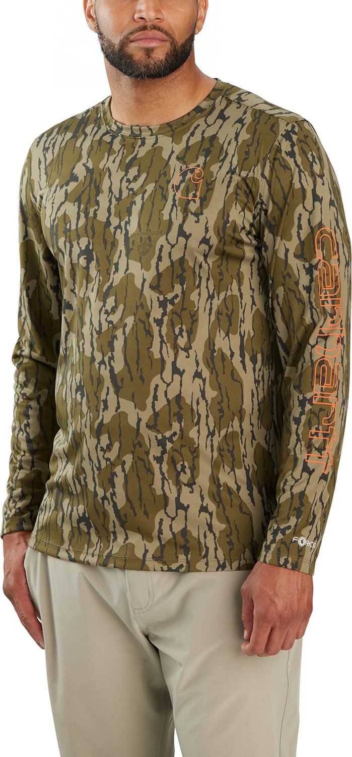 Carhartt Men's Force Sun Defender Lightweight Long Sleeve Camo T-shirt