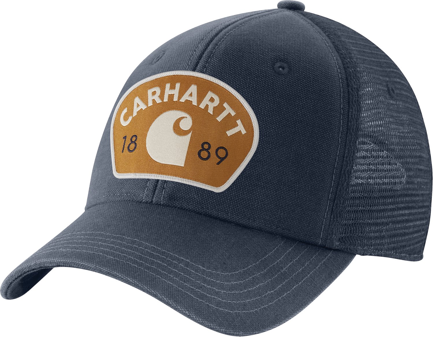 Carhartt Men's Canvas Mesh-Back 1889 Patch Cap - view number 1