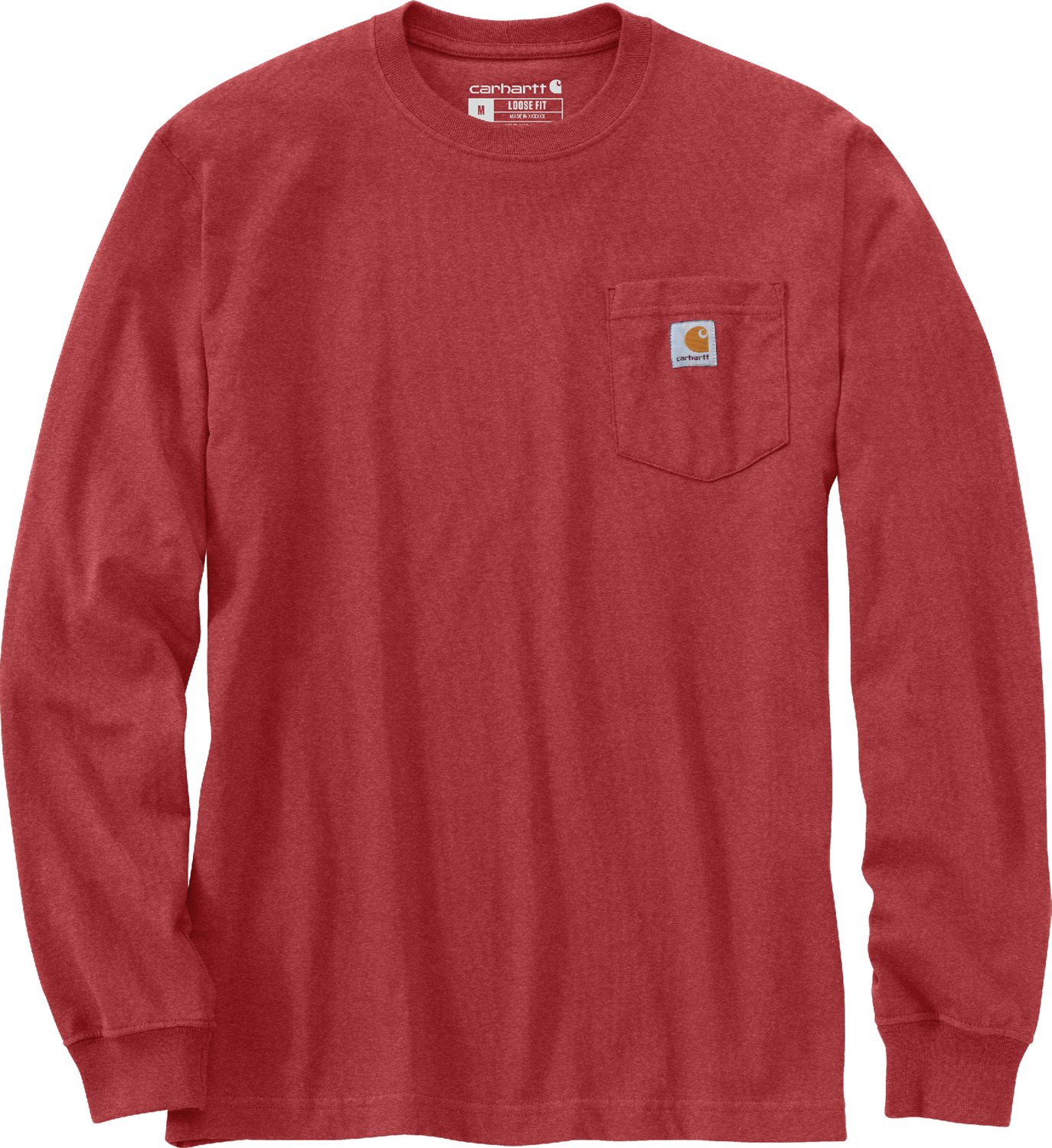 Carhartt Men's Loose Fit Heavy Weight Long Sleeve Pocket C Graphic Tee - view number 3