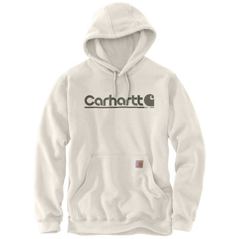 Carhartt Men's Loose Fit Midweight Logo Graphic Sweatshirt Malt, Medium - Men's Longsleeve Work Shirts at Academy Sports