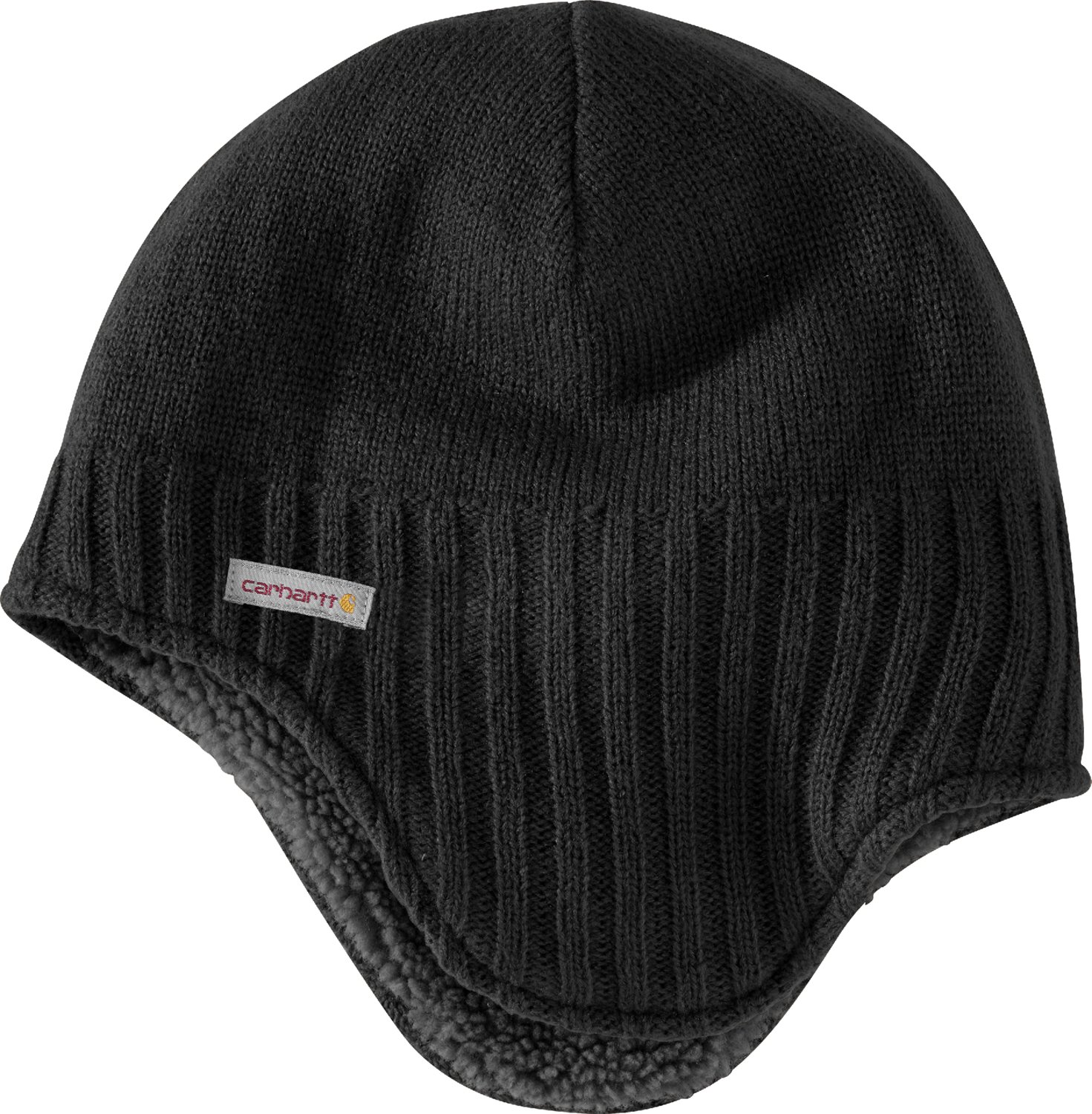 Carhartt Men's Knit Sherpa Lined Earflap Hat                                                                                     - view number 1