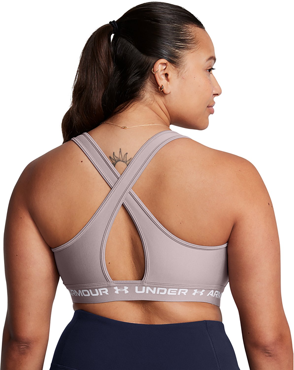 Under Armour Women's Crossback Mid Sports Bra                                                                                    - view number 2