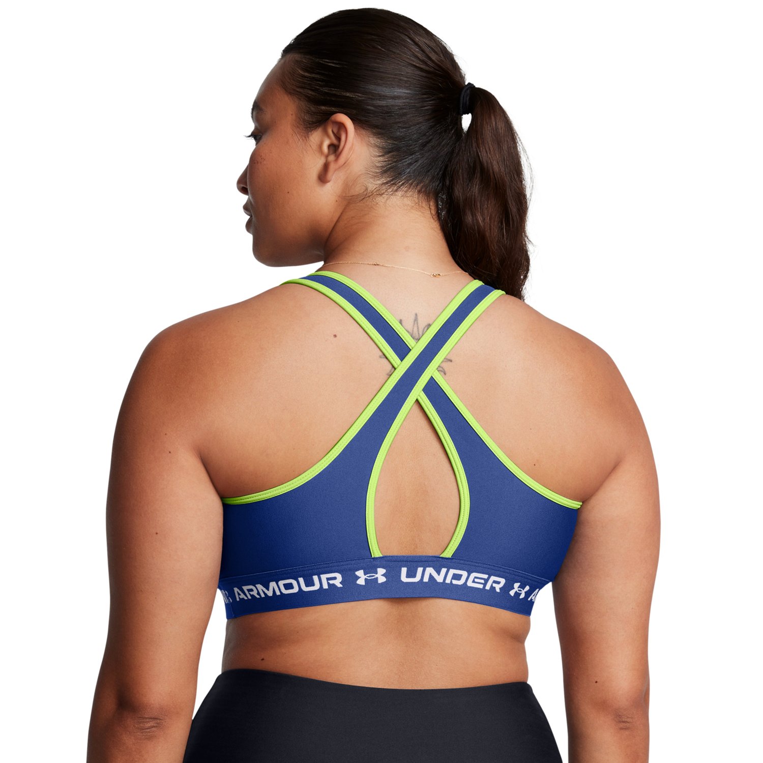 Under Armour Women's Crossback Mid Sports Bra                                                                                    - view number 2