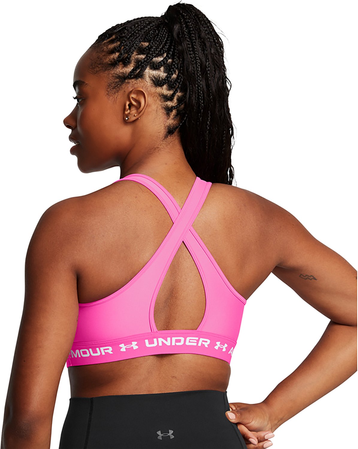 Under Armour Women's Crossback Mid Sports Bra                                                                                    - view number 2