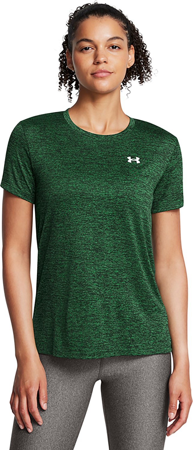 Women's Sleeveless T-shirt Under Armour Tech Tank Twist Orange Fitness