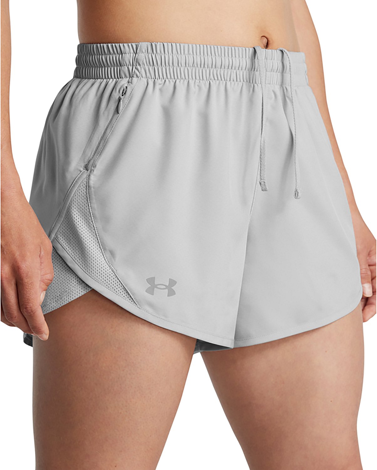 Under Armour Women's Fly By Heather Shorts                                                                                       - view number 3