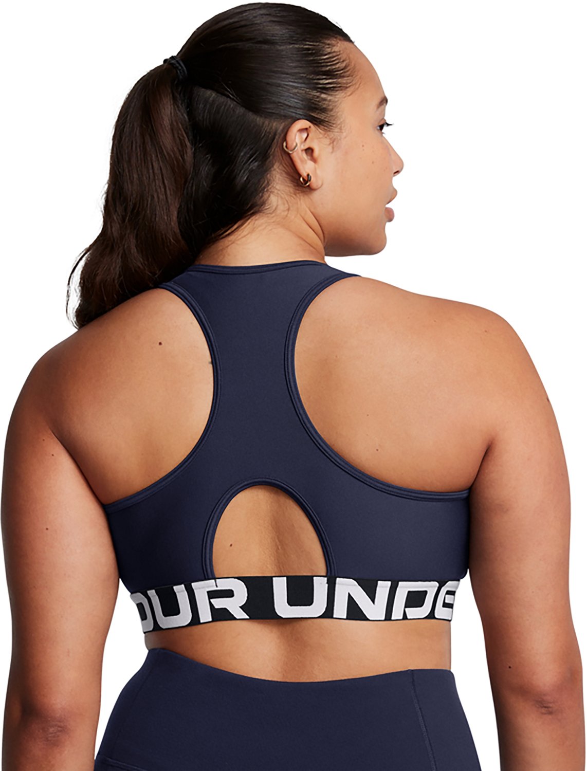 Under Armour Women's HeatGear Authentics Mid Branded Sports Bra - view number 2