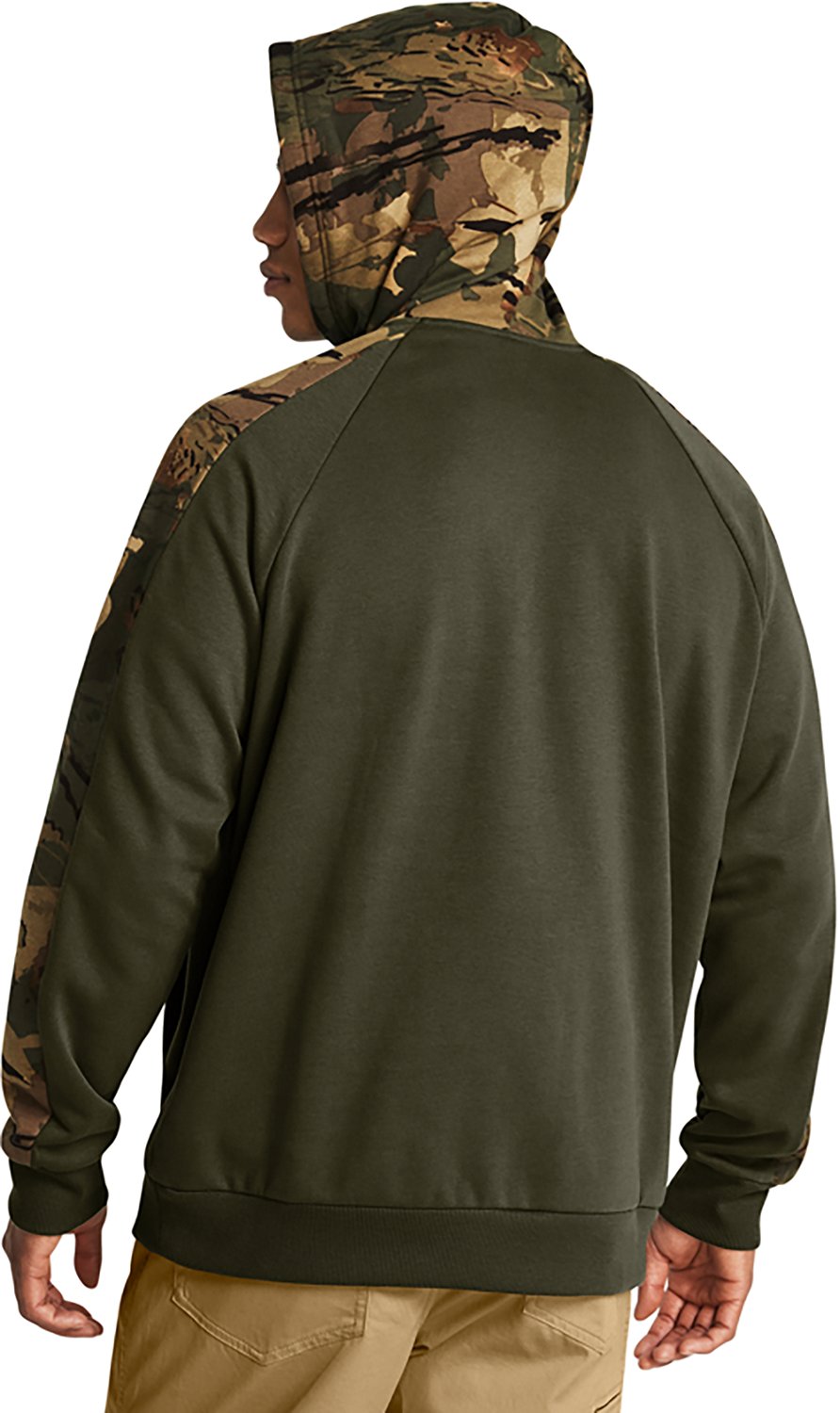 Under Armour Men's Rival Camo Blocked Hoodie                                                                                     - view number 2