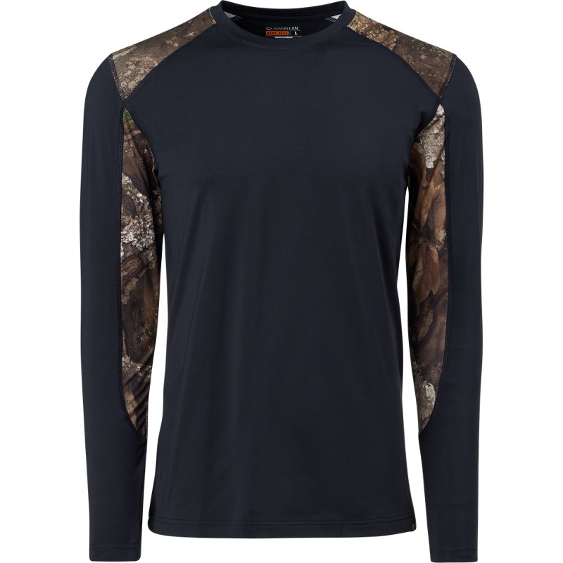 Magellan Outdoors Men's Blackout 2.0 Base Layer Long-Sleeve Top, X-Large - Camo/Hunt Baselayer at Academy Sports